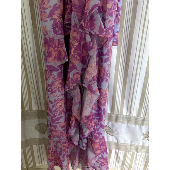 $299 Amanda Uprichard Johanna Maxi Dress Womens Size S Midsummer Color New - Picture 3 of 6